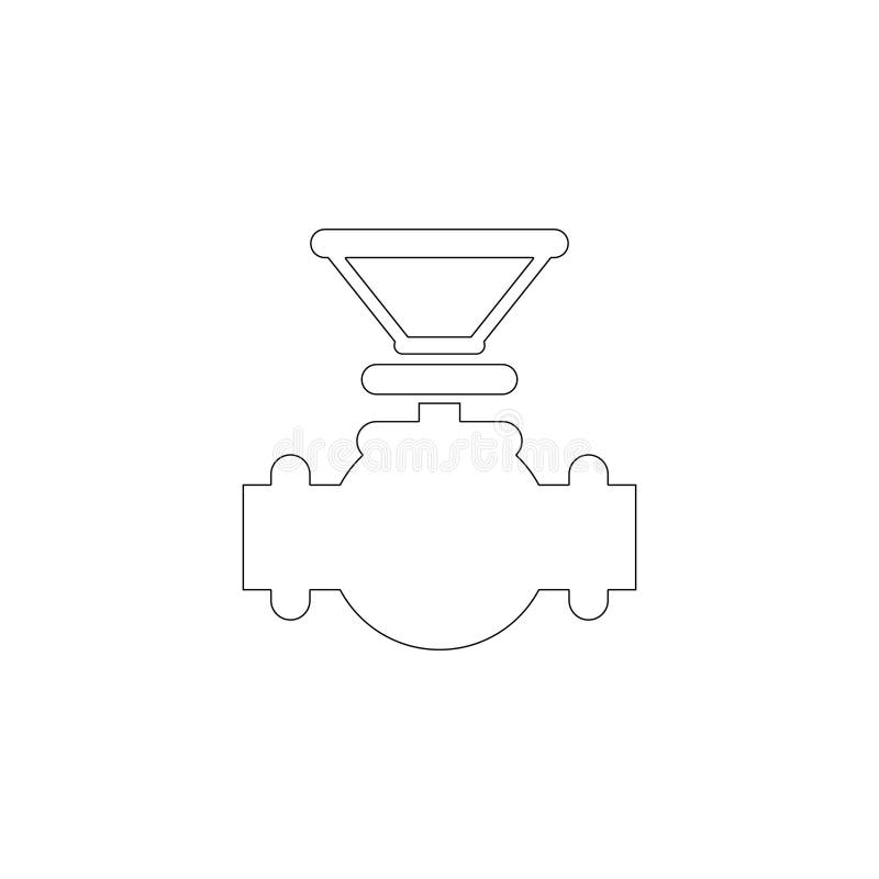 Valve. flat vector icon vector illustration