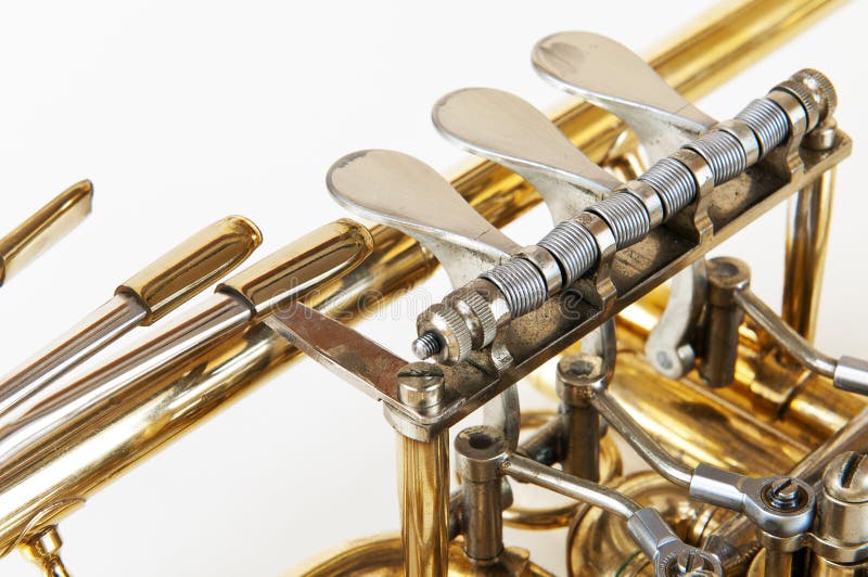Valves of a Wind Instrument Stock Image Image of artist, music 22554145
