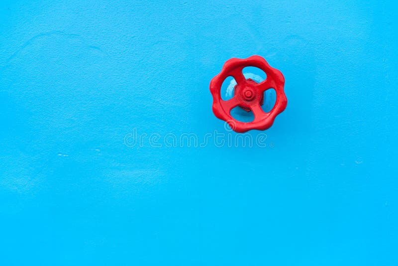 Valvola rossa immagine stock Valvola rossa immagine stock