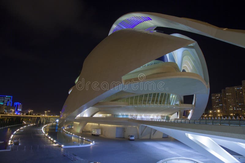 Valência, cidade das artes e das ciências fotografia de stock royalty free Valência, cidade das artes e das ciências fotografia de stock royalty free