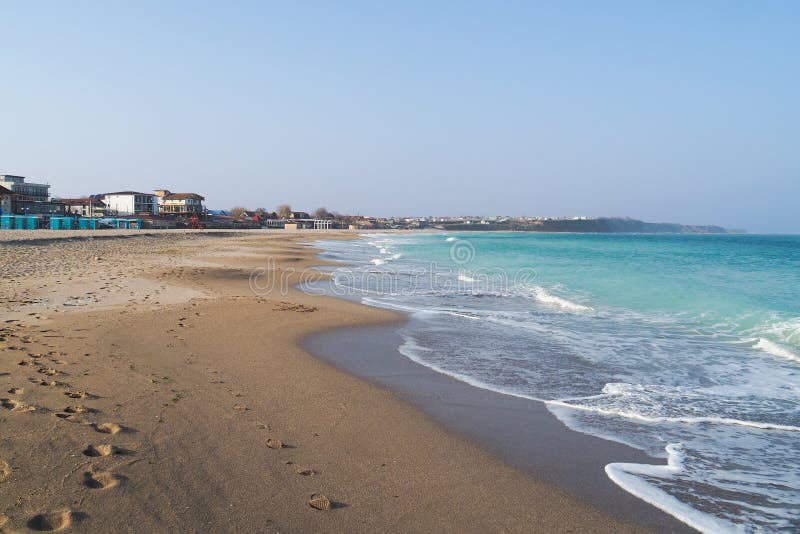 Vama Veche, Romania, empty beach