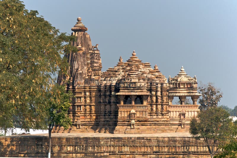 Vamana temple at Khajuraho royalty free stock photos