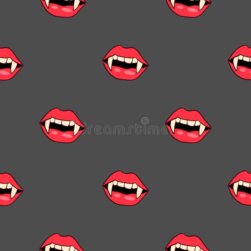 Vampire de vecteur avec le modèle etc. de Halloween de crocs illustration stock Vampire de vecteur avec le modèle etc. de Halloween de crocs illustration stock