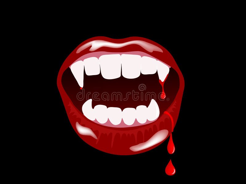 240+ Drawing Of A Bloody Vampire Mouth Stock Illustrations