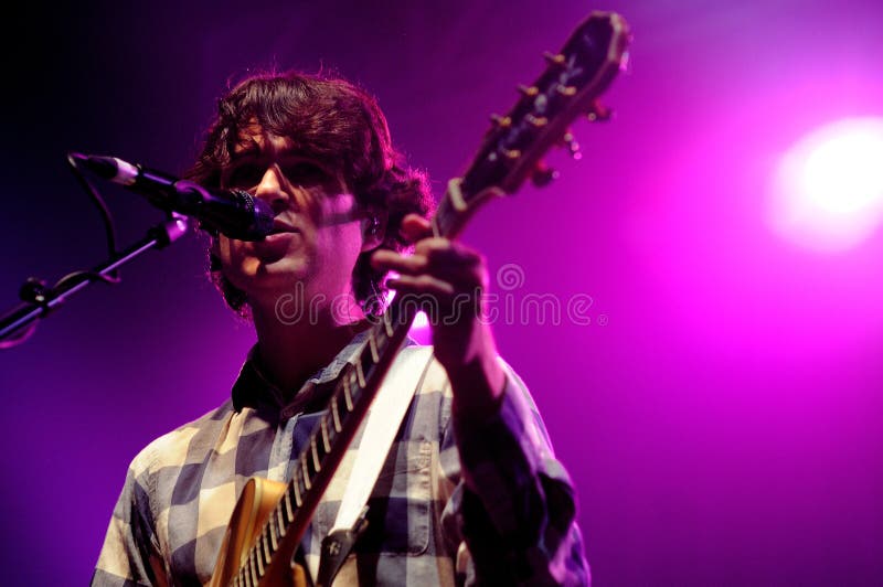 Vampire Weekend (Ezra Koenig) performs at Razzmatazz