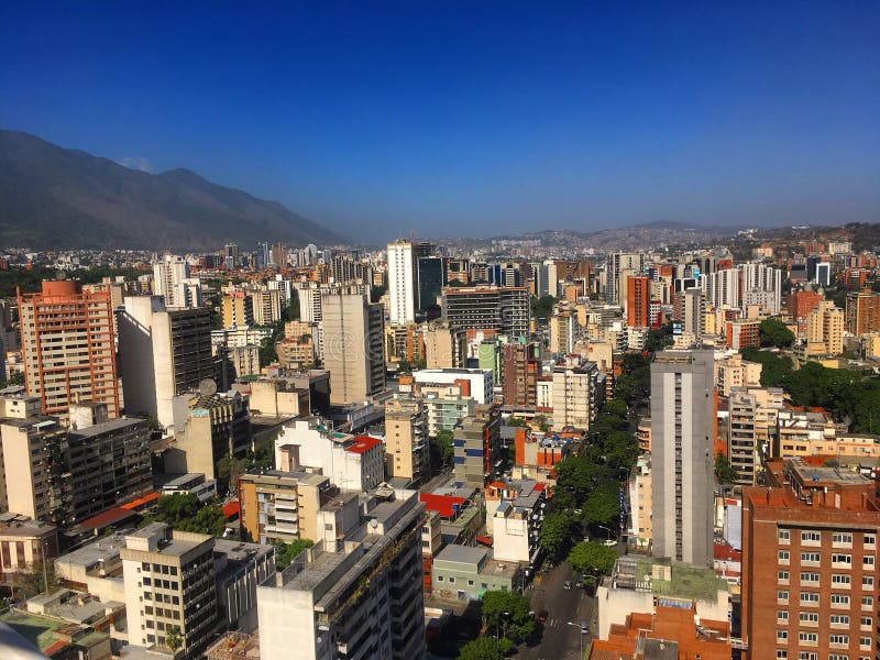 Van Bedrijfs sabanagrande Caracas Venezuela district stock foto's Van Bedrijfs sabanagrande Caracas Venezuela district stock foto's