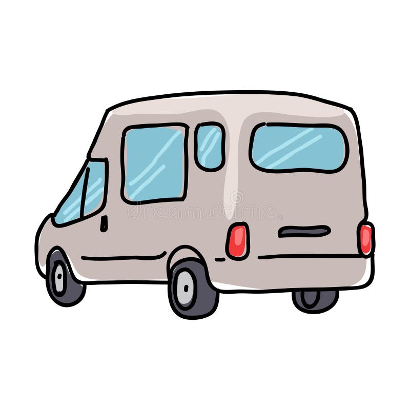 Van clip art stock illustration. Illustration of truck 254072260