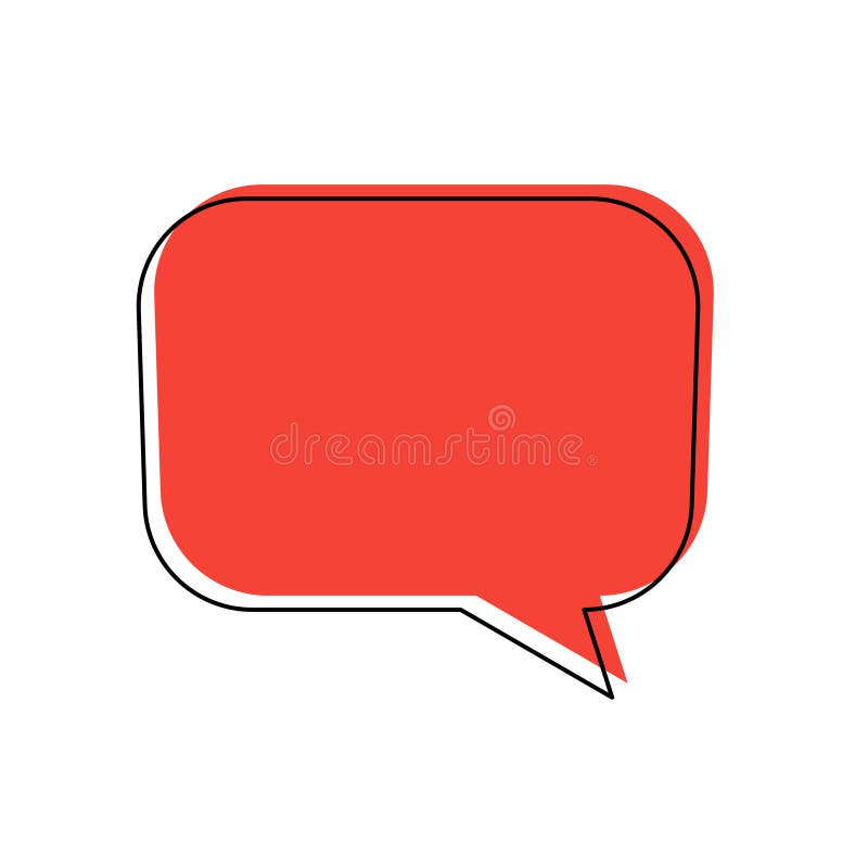 Van de de besprekingsbel van de praatjedoos het rode zwarte kader royalty-vrije illustratie Van de de besprekingsbel van de praatjedoos het rode zwarte kader royalty-vrije illustratie