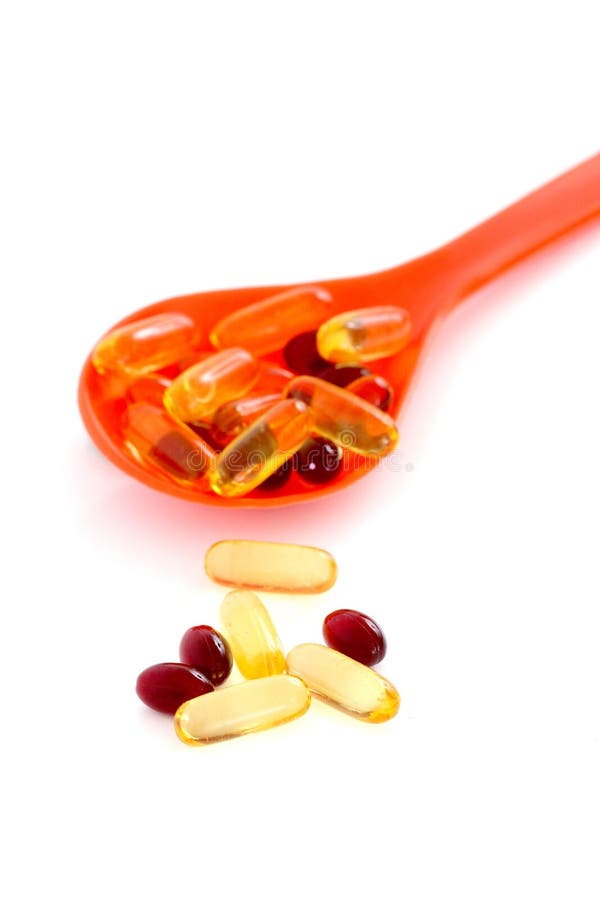 Van de de leverolie van de kabeljauw omega 3 het gelcapsules stock foto's Van de de leverolie van de kabeljauw omega 3 het gelcapsules stock foto's