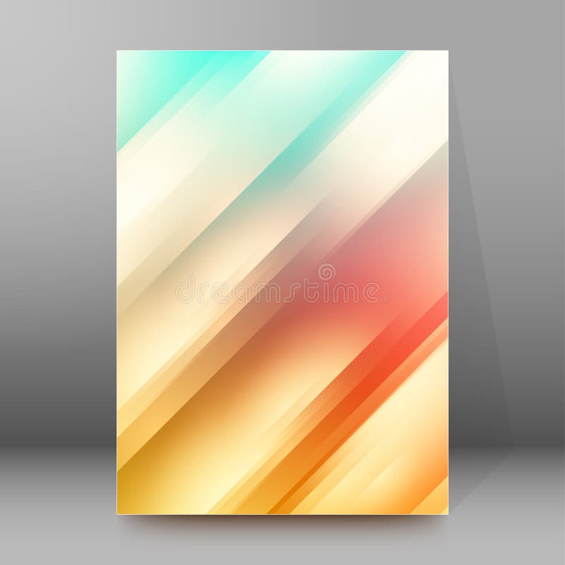Van de Dekkingspagina's van de achtergrondrapportbrochure de stijl abstracte gloed A4 vector illustratie Van de Dekkingspagina's van de achtergrondrapportbrochure de stijl abstracte gloed A4 vector illustratie