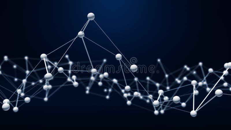 Van de netwerktechnologie abstracte verbinding als achtergrond royalty-vrije illustratie Van de netwerktechnologie abstracte verbinding als achtergrond royalty-vrije illustratie