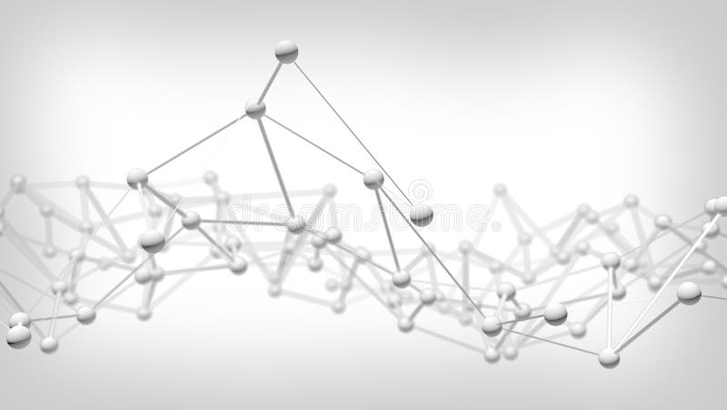Van de netwerktechnologie abstracte verbinding als achtergrond vector illustratie Van de netwerktechnologie abstracte verbinding als achtergrond vector illustratie