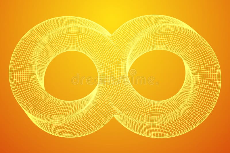 Van de de ringsoneindigheid van de Mobiusstrook de heilige meetkunde stock illustratie Van de de ringsoneindigheid van de Mobiusstrook de heilige meetkunde stock illustratie