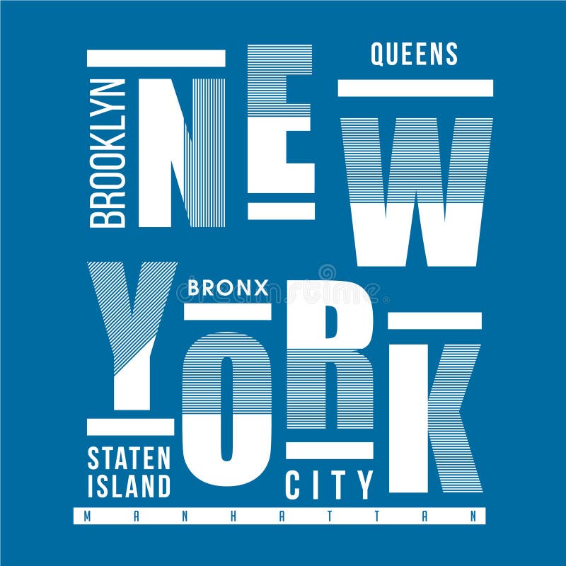 VAN DE DE STADStypografie VAN NEW YORK GRAFISCH DE T-SHIRTontwerp vector illustratie VAN DE DE STADStypografie VAN NEW YORK GRAFISCH DE T-SHIRTontwerp vector illustratie