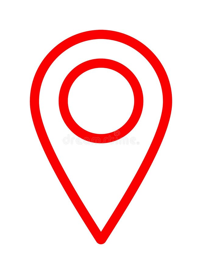 Van de de wijzernavigatie van de kaartspeld de plaatspictogram vector illustratie Van de de wijzernavigatie van de kaartspeld de plaatspictogram vector illustratie