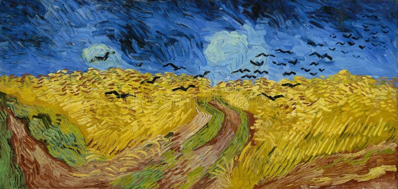Wheatfield with Crows, 1890 by Van Gogh. the Van Gogh Museum, Amsterdam