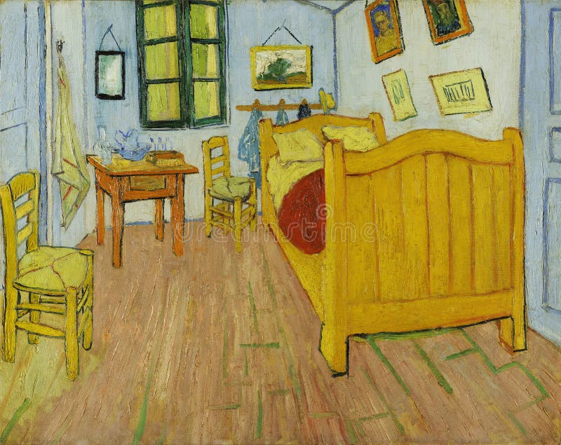 Bedroom in Arles by V.Van Gogh 1888. the Van Gogh Museum, Amsterdam