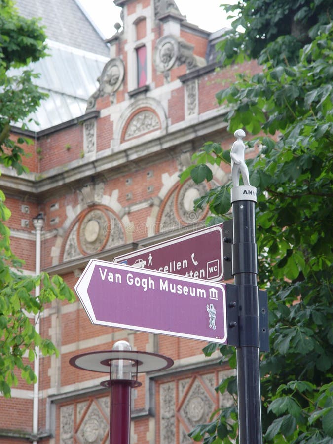 Van Gogh museum sign