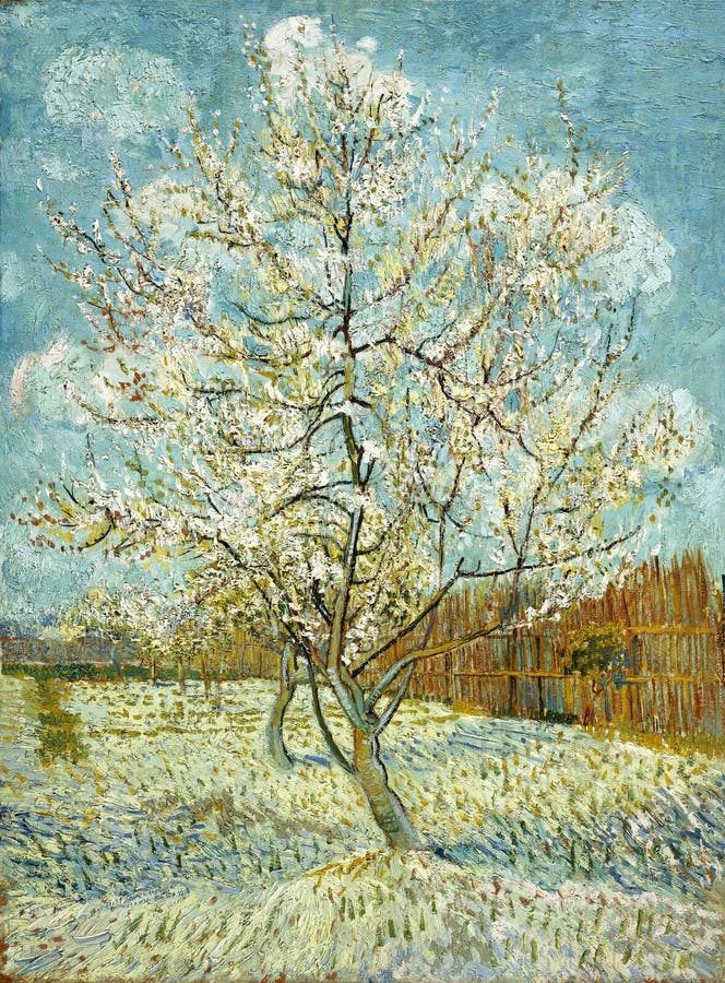Peach Tree in Blossom, 1888 by Van Gogh. the Van Gogh Museum, Amsterdam