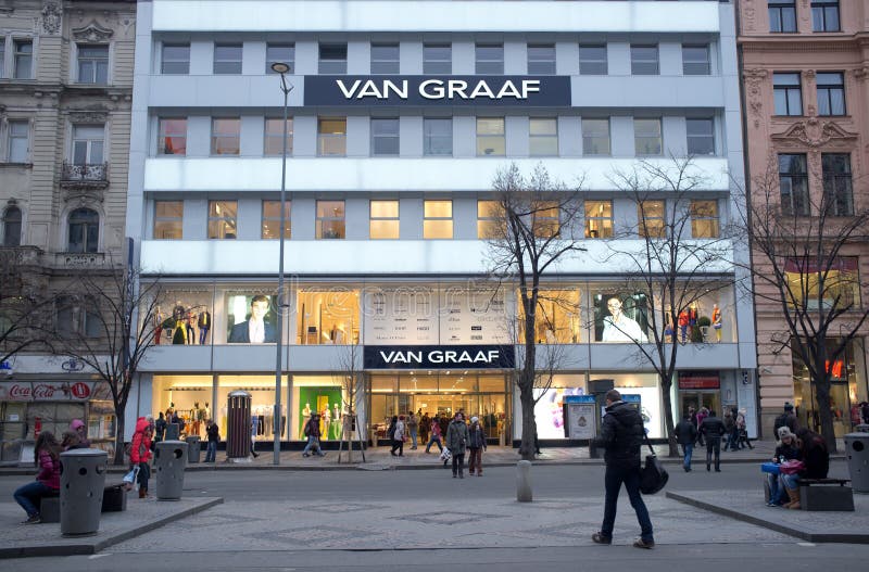 Van Graaf store in editorial Image of outdoor - 30152827