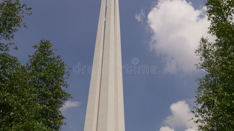 Van het de stadscentrum van de dag tweede oorlog herdenkings het parkmonument het lopen weg Singapore