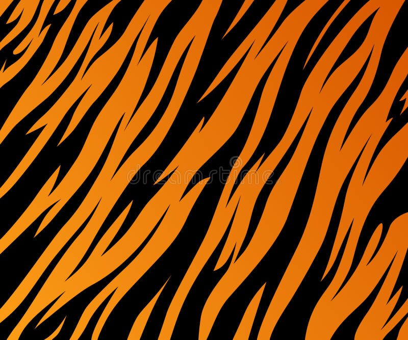 Van het de tijgerbont van de patroontextuur safari van de de streep zwarte wildernis de oranje