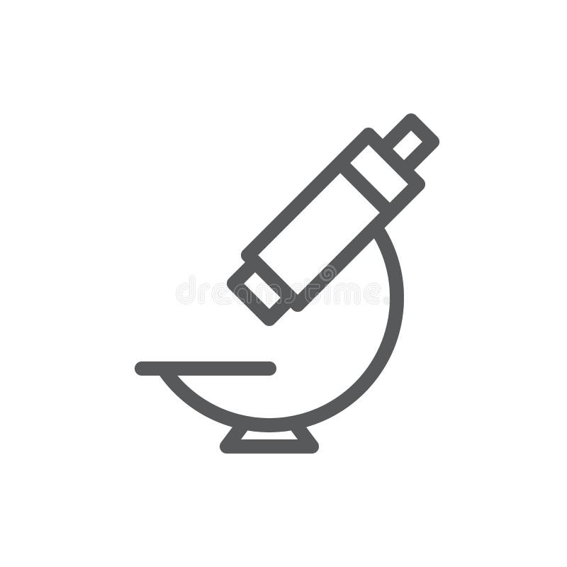 Van het de vergrotingsinstrument van het microscooplaboratorium van het de lijnpixel het perfecte pictogram met editable die slag royalty-vrije illustratie Van het de vergrotingsinstrument van het microscooplaboratorium van het de lijnpixel het perfecte pictogram met editable die slag royalty-vrije illustratie