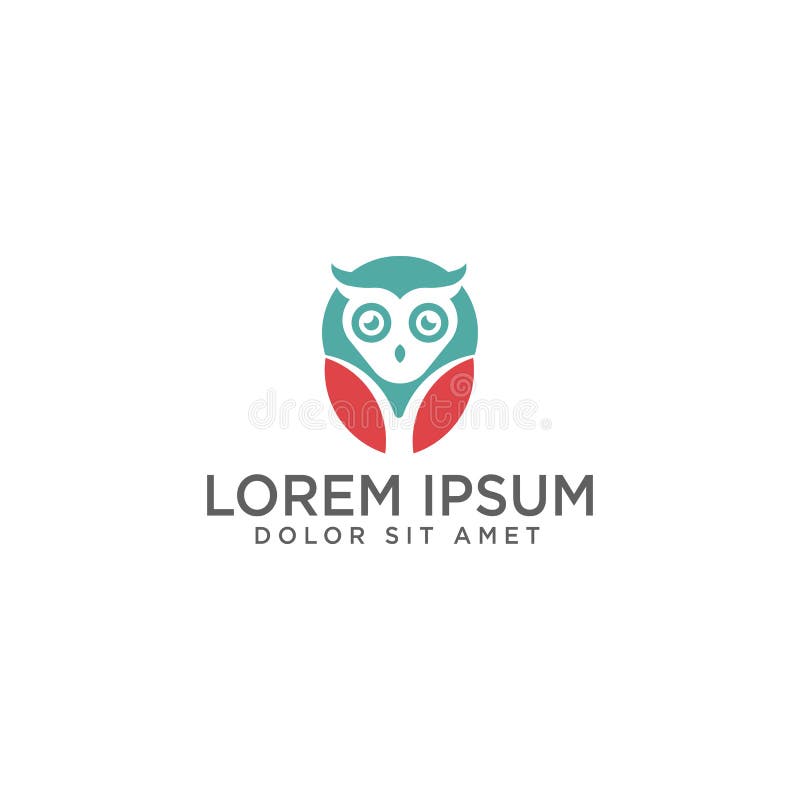 Van het het embleemmalplaatje van Owl Map of van het punt de de vectorillustratie en inspiratie vector illustratie Van het het embleemmalplaatje van Owl Map of van het punt de de vectorillustratie en inspiratie vector illustratie