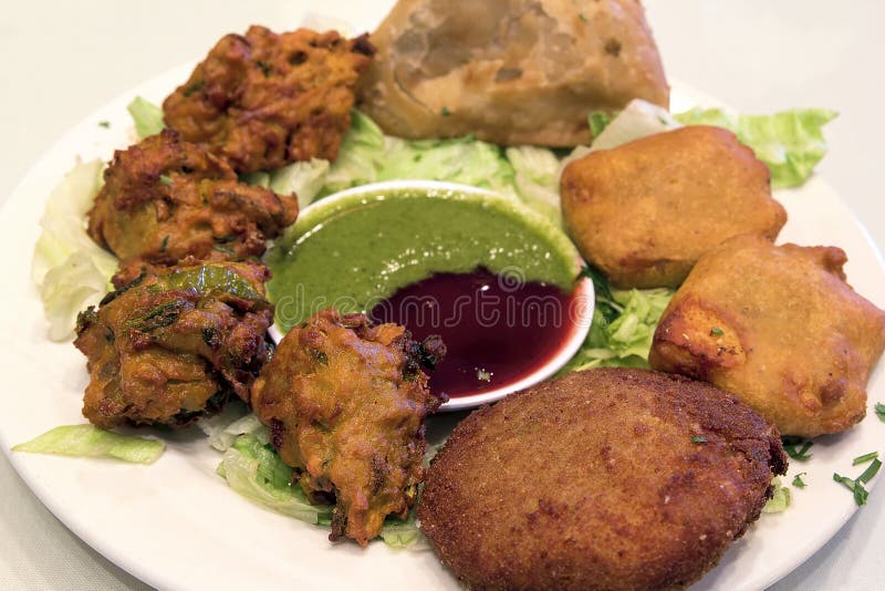 Van het het Voedselvoorgerecht van het oosten Indische de Schotelclose-up royalty-vrije stock foto Van het het Voedselvoorgerecht van het oosten Indische de Schotelclose-up royalty-vrije stock foto