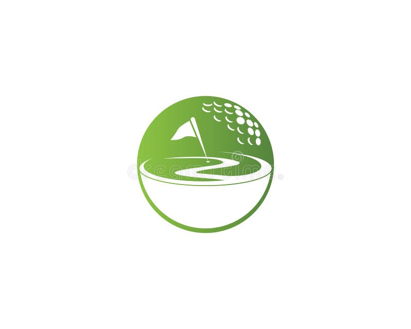 Van het het pictogramembleem van het golfgebied het malplaatjeontwerp stock illustratie Van het het pictogramembleem van het golfgebied het malplaatjeontwerp stock illustratie