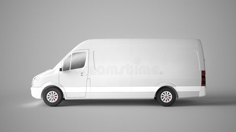 Download Cargo Van Mini Bus Vector Template For Mockup Advertising And Corporate Identity On Transport Stock Vector Illustration Of Ship Panel 126720244