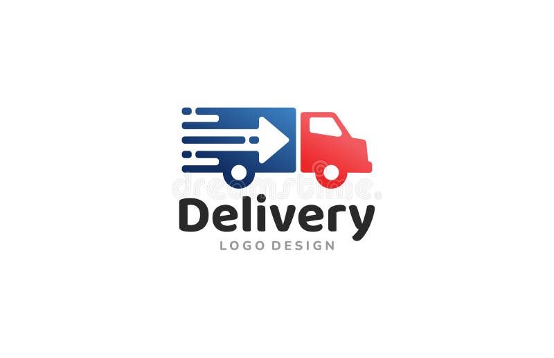 Fast Delivery Service Car Logo Stock Vector - Illustration of delivery,  flat: 222723733