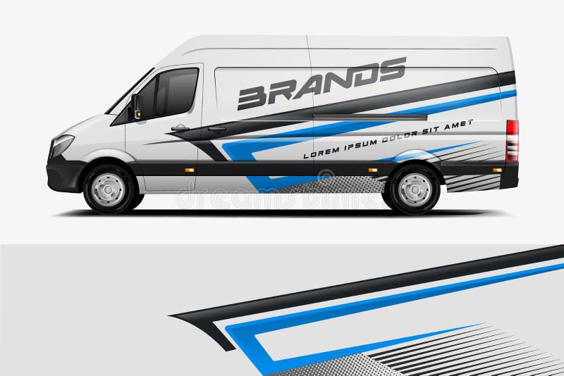 Van car Wrap design for company