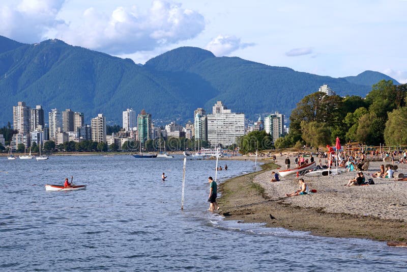 Vancouver beach editorial photo. Image of beach, vancouver 57119091