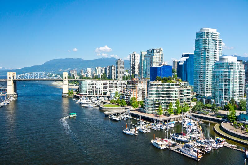Beautiful view of Vancouver, British Columbia, Canada. Beautiful view of Vancouver, British Columbia, Canada
