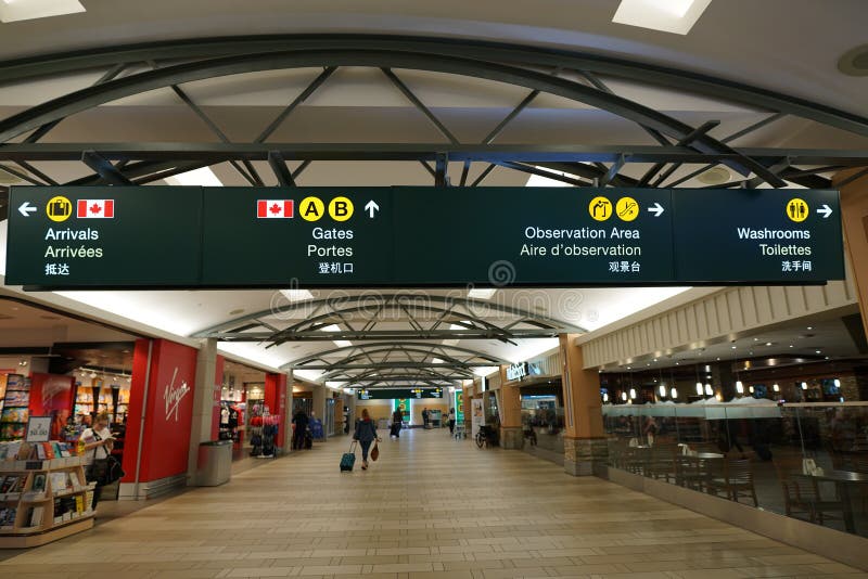 domestic travel canada airport arrival time