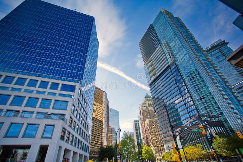 Vancouver Cityscape / Office Buildings stock images Vancouver Cityscape / Office Buildings stock images