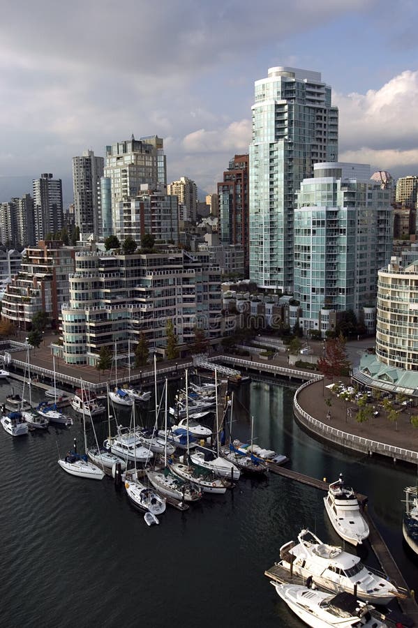 Vancouver downtown stock image. Image of jobs, condo, building 246547