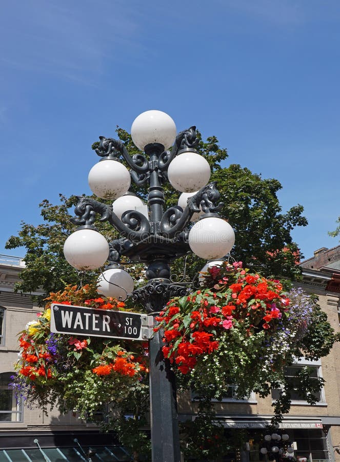 Vancouver, Floral Decoration Stock Image Image of shops, columbia