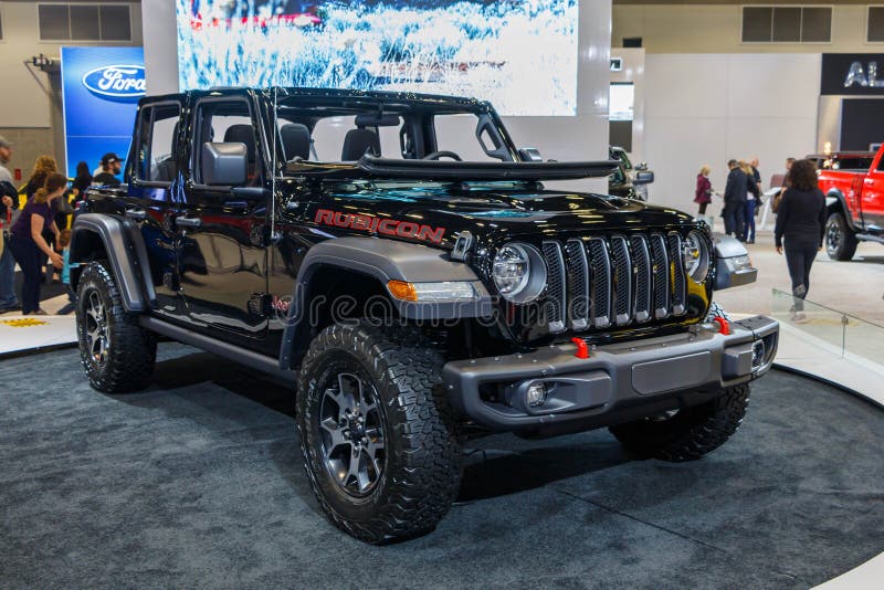 Vancouver Kanada Mars 2018 Jeep Rubicon Redaktionell Arkivbild Bild av väg, sport 113406872