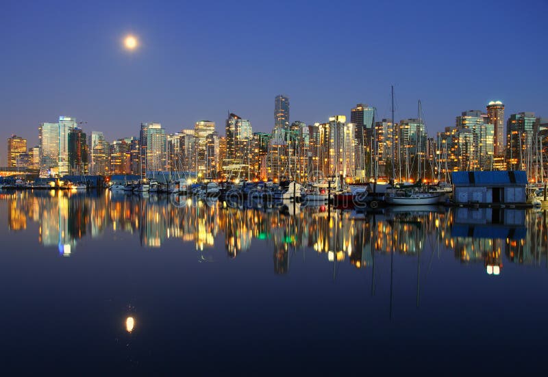 Vancouver night , Canada