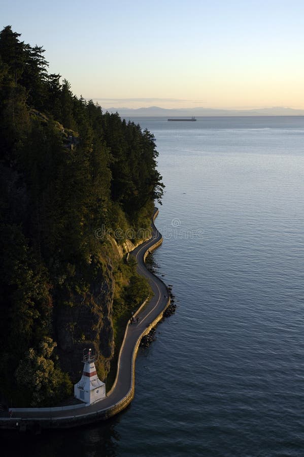 Vancouver Seawall from Above