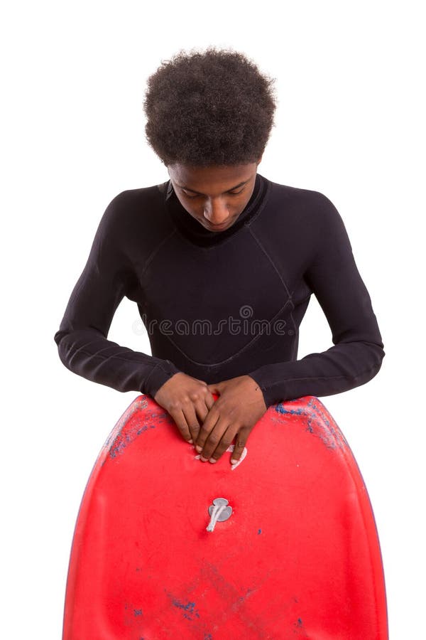 Vang sommige golven! stock fotografie