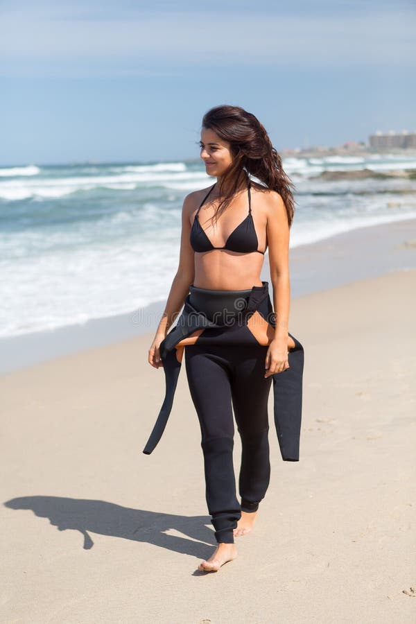 Vang sommige golven! stock foto