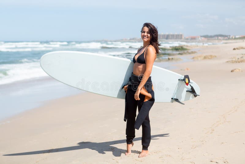 Vang sommige golven! stock fotografie