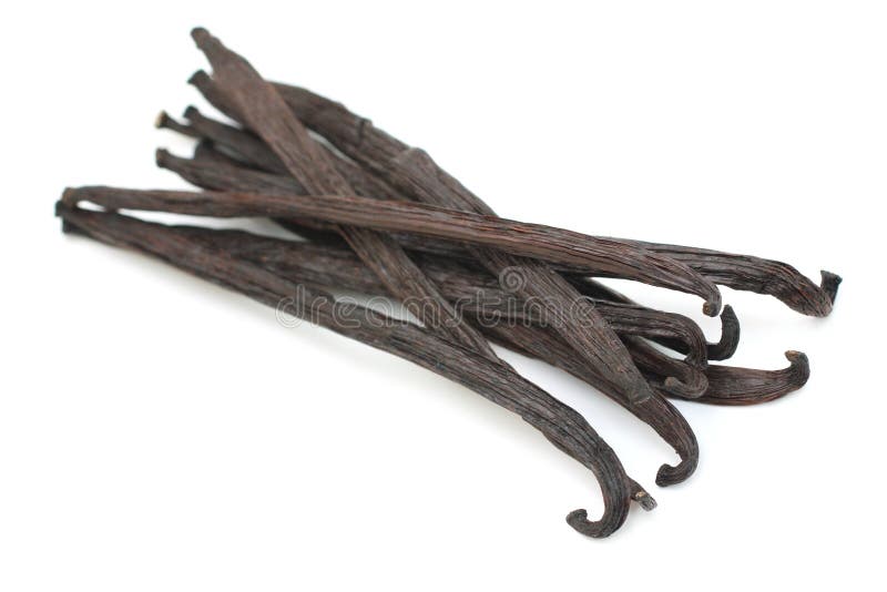 Vanilla beans stock photo. Image of planifolia, white 28309186