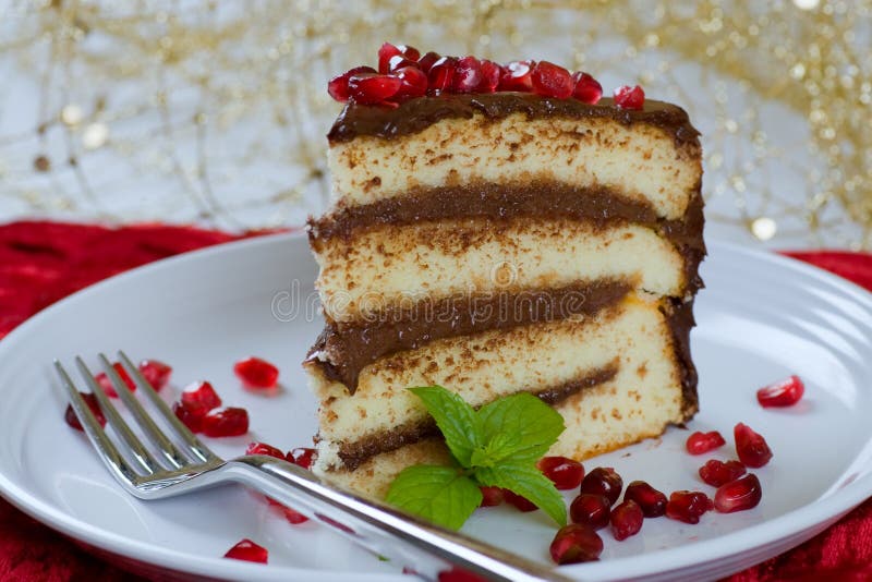 Vanilla cake royalty free stock images