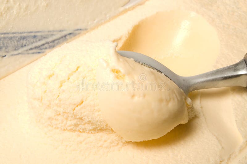 Vanilla Ice Cream royalty free stock photos