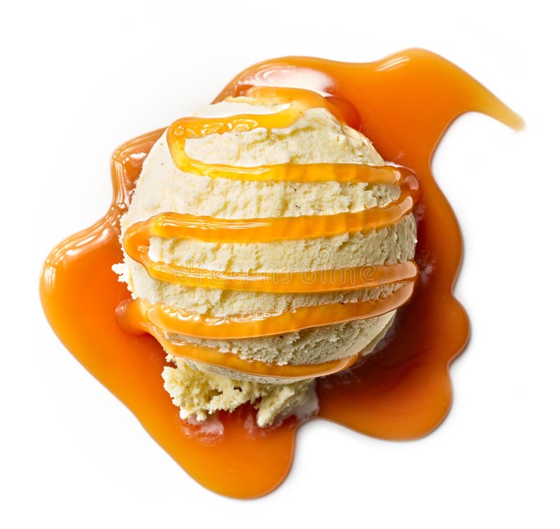 Cream Caramel Made of Rosemary Honey and Olive Oil Stock Image Image