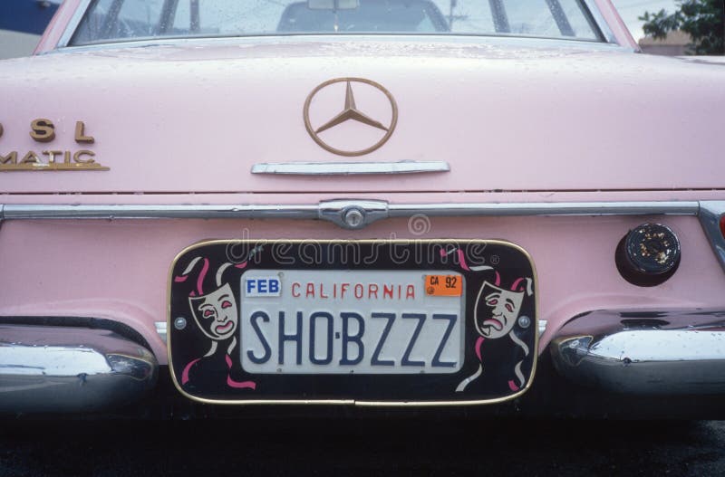 Vanity License Plate - California